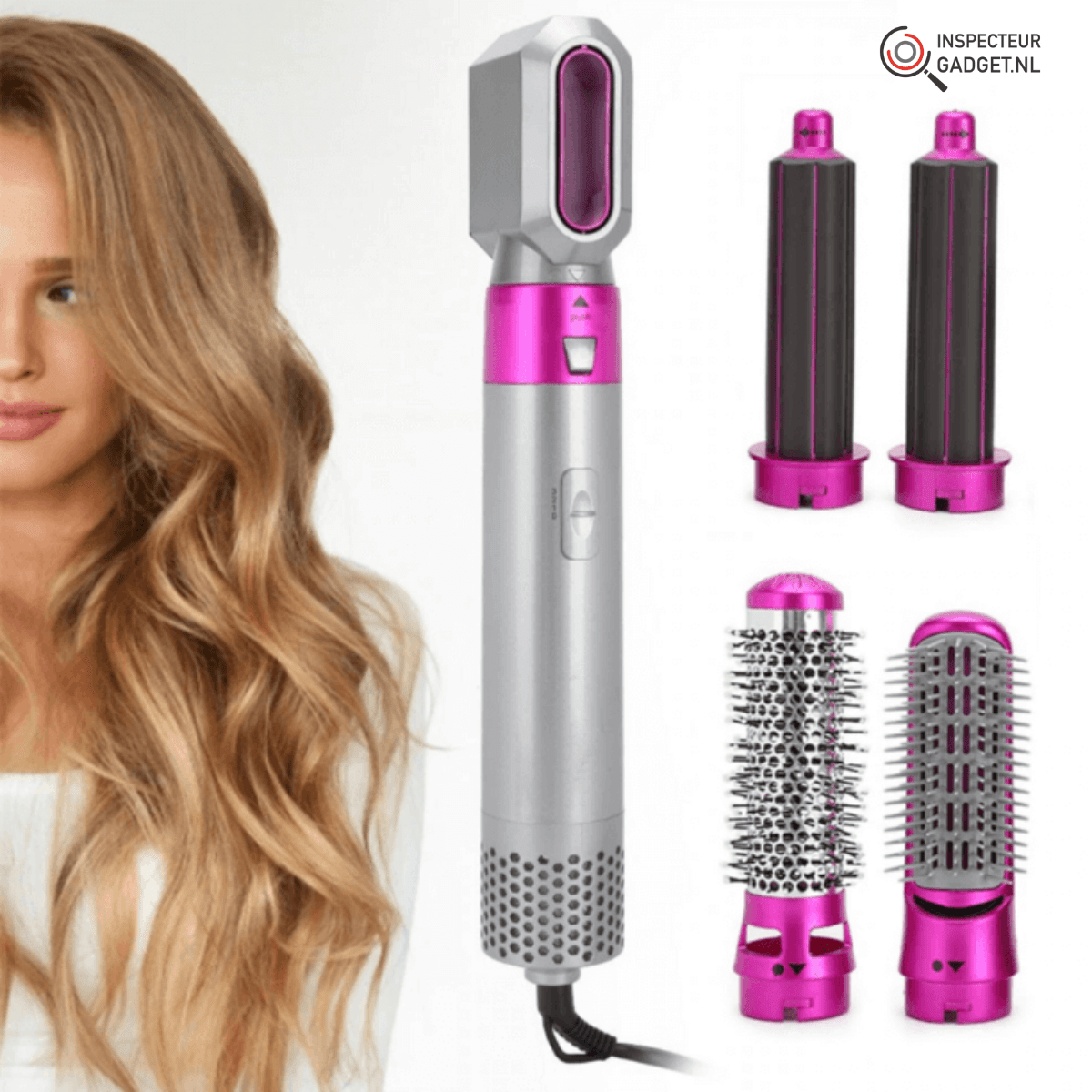 Skanto | Premium Air MultiStyler – 5-in-1 Hair Dryer & Styling Tool with Heat Sensor