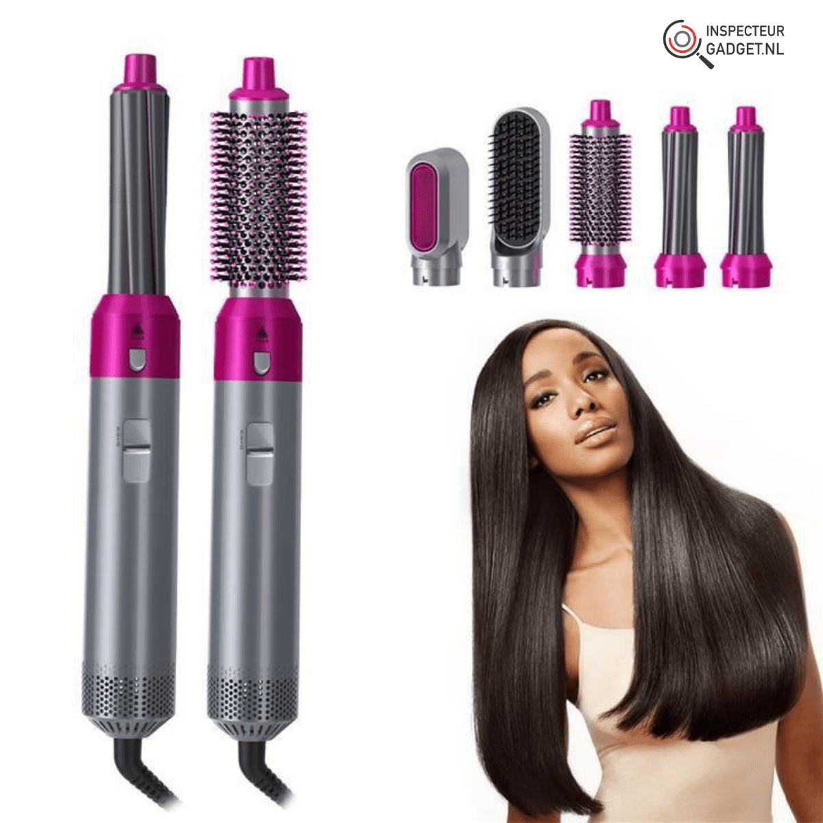 Skanto | Premium Air MultiStyler – 5-in-1 Hair Dryer & Styling Tool with Heat Sensor