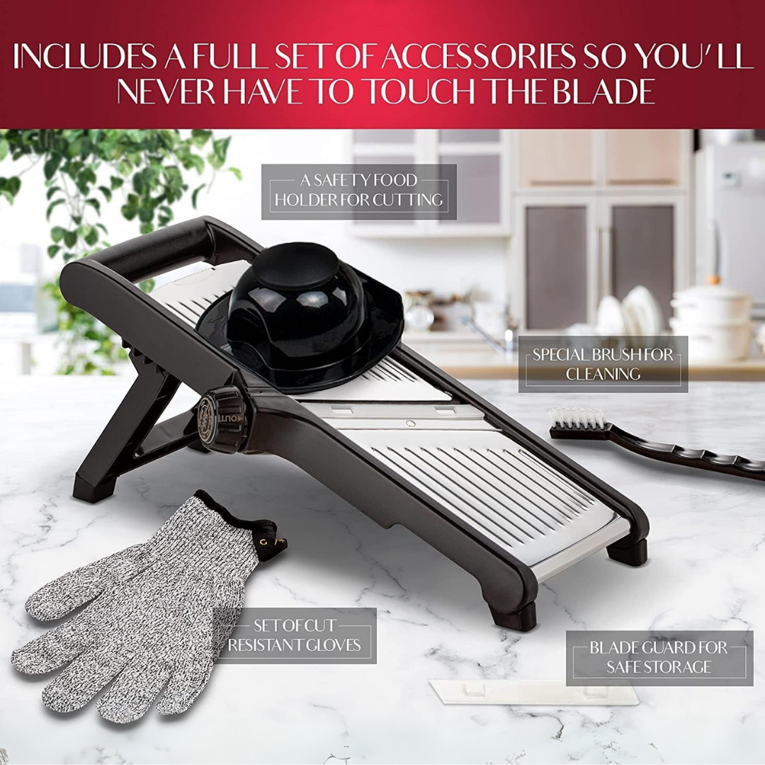 BowLift | Premium food slicer with cut-resistant gloves