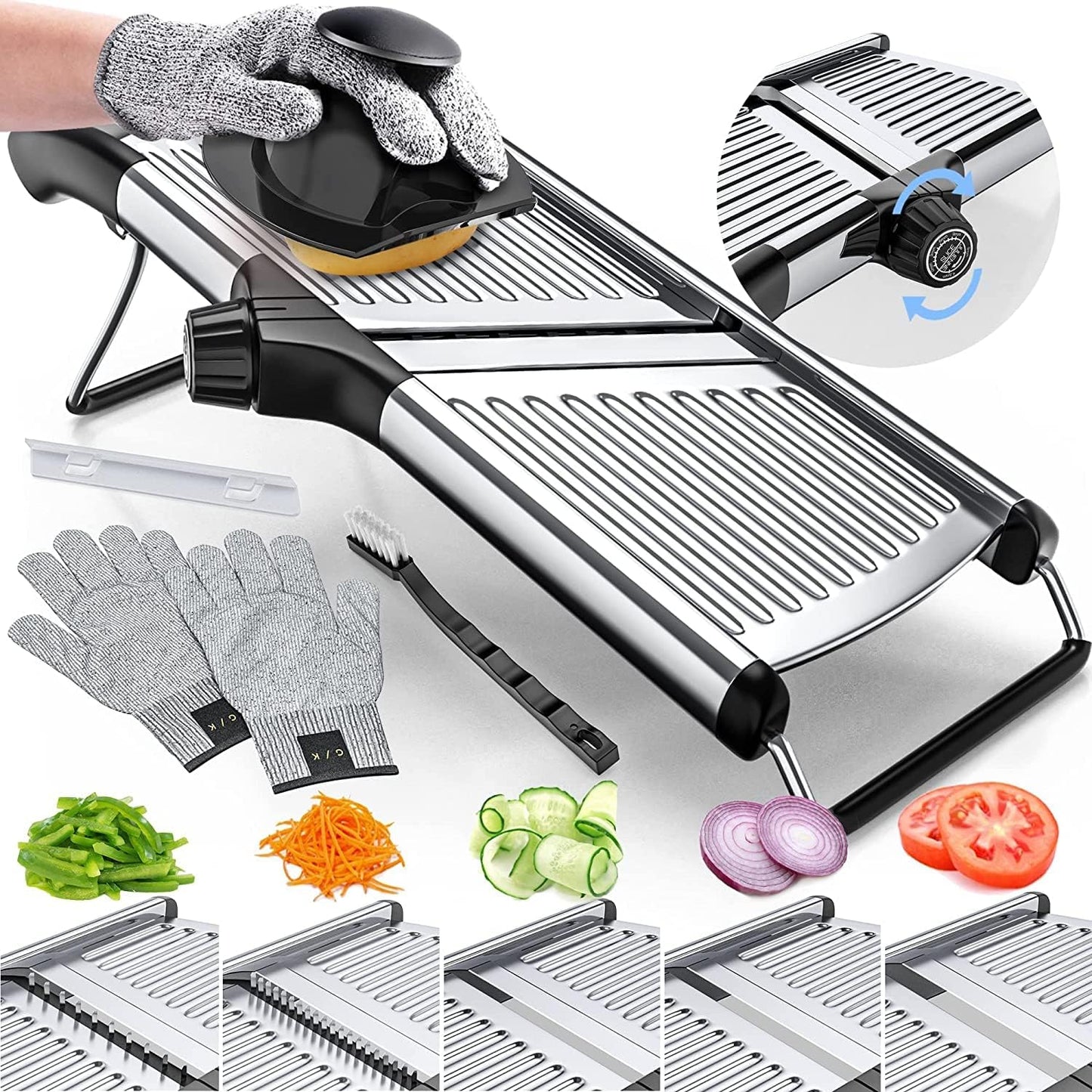 BowLift | Premium food slicer with cut-resistant gloves