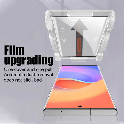Dust-free privacy screen for self-installation
