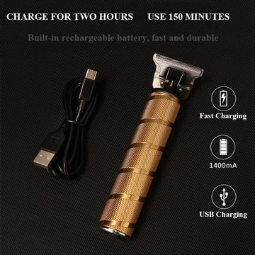 BowLift | Professional Hair Clippers for men gold Set | Gold Hair Clippers Cordless