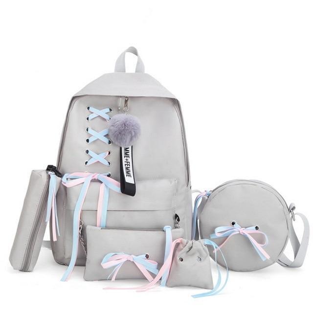 Skanto | Skanto School Backpacks For Teen Girls USB With Lock Anti-Theft Backpack