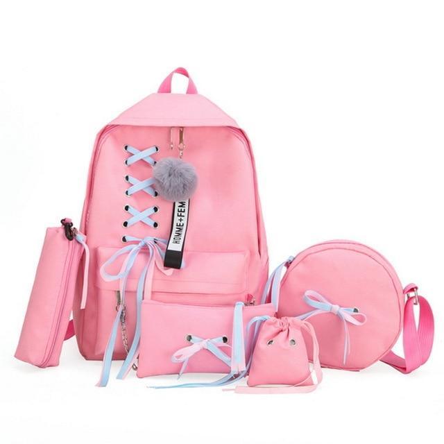 Skanto | Skanto School Backpacks For Teen Girls USB With Lock Anti-Theft Backpack