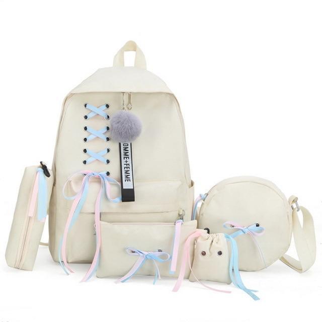 Skanto | Skanto School Backpacks For Teen Girls USB With Lock Anti-Theft Backpack