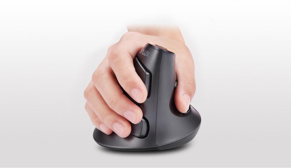 Ergonomic Vertical Wireless 6 Button Mouse | Bowlift