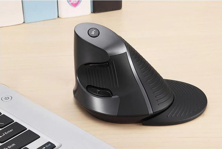 Ergonomic Vertical Wireless 6 Button Mouse | Bowlift
