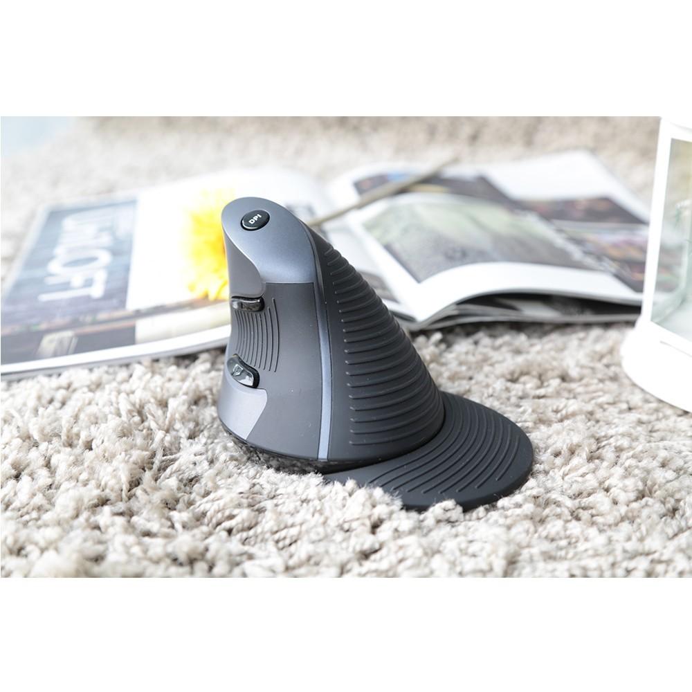 Ergonomic Vertical Wireless 6 Button Mouse | Bowlift