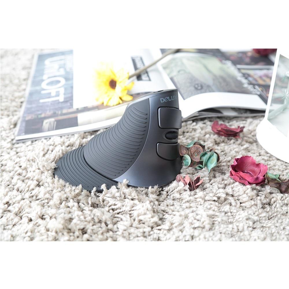 Ergonomic Vertical Wireless 6 Button Mouse | Bowlift