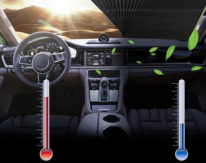 Retractable Front Windshield Sunshade | Bowlift