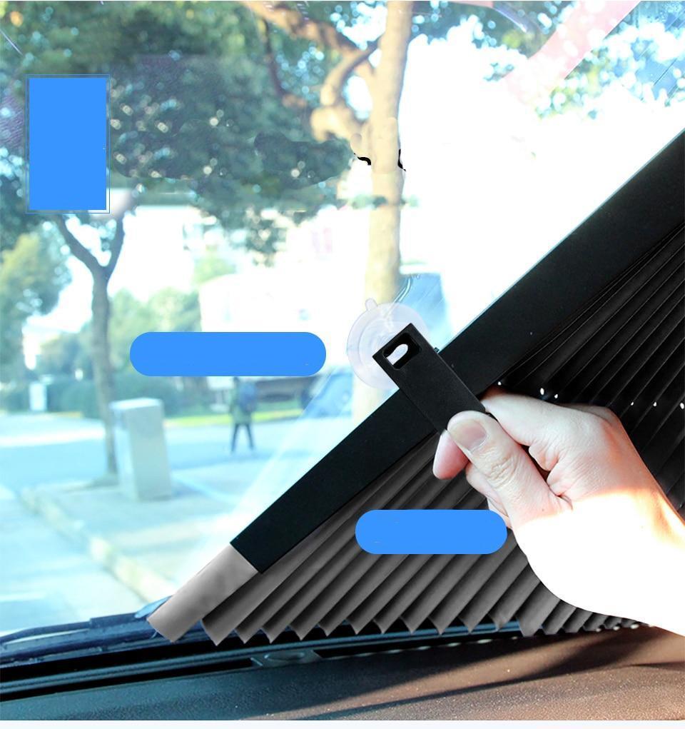 Retractable Front Windshield Sunshade | Bowlift