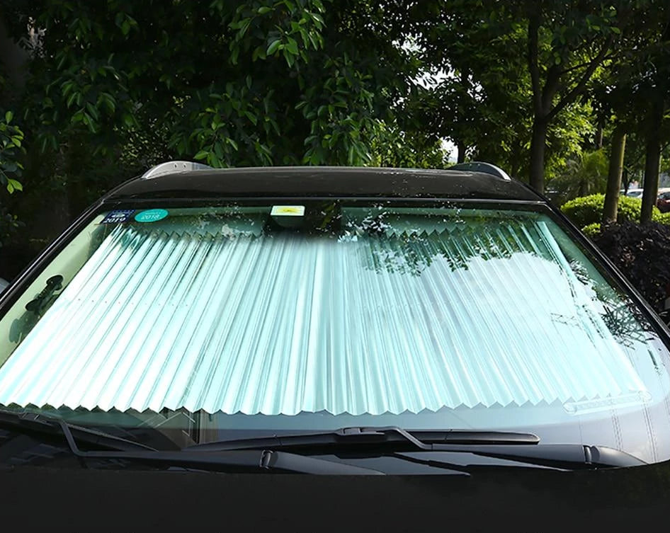 Retractable Front Windshield Sunshade | Bowlift