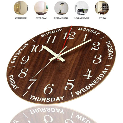 BowLift | 12 Inch Luminous Wall Clocks Home Decor Bedroom Decor
