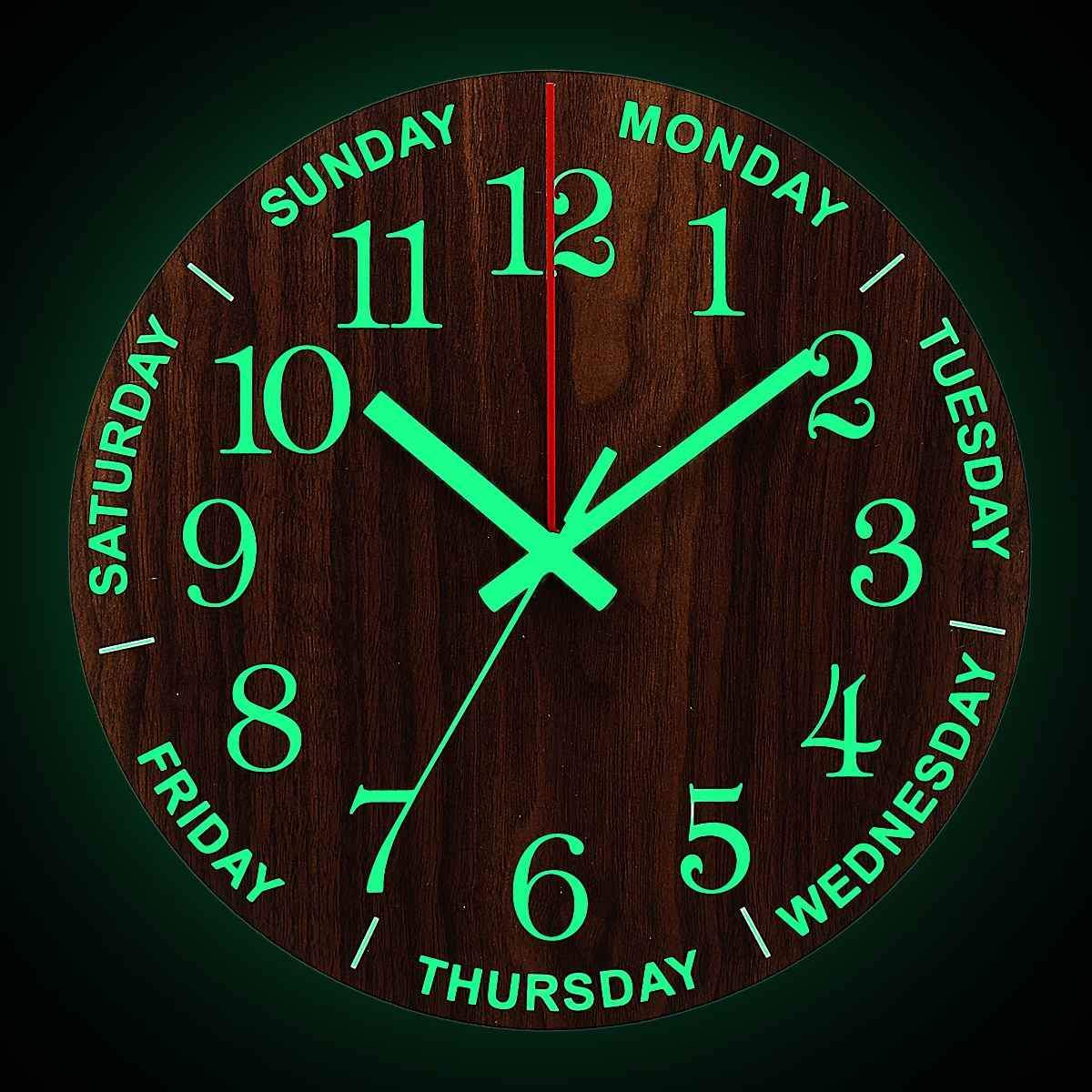 BowLift | 12 Inch Luminous Wall Clocks Home Decor Bedroom Decor