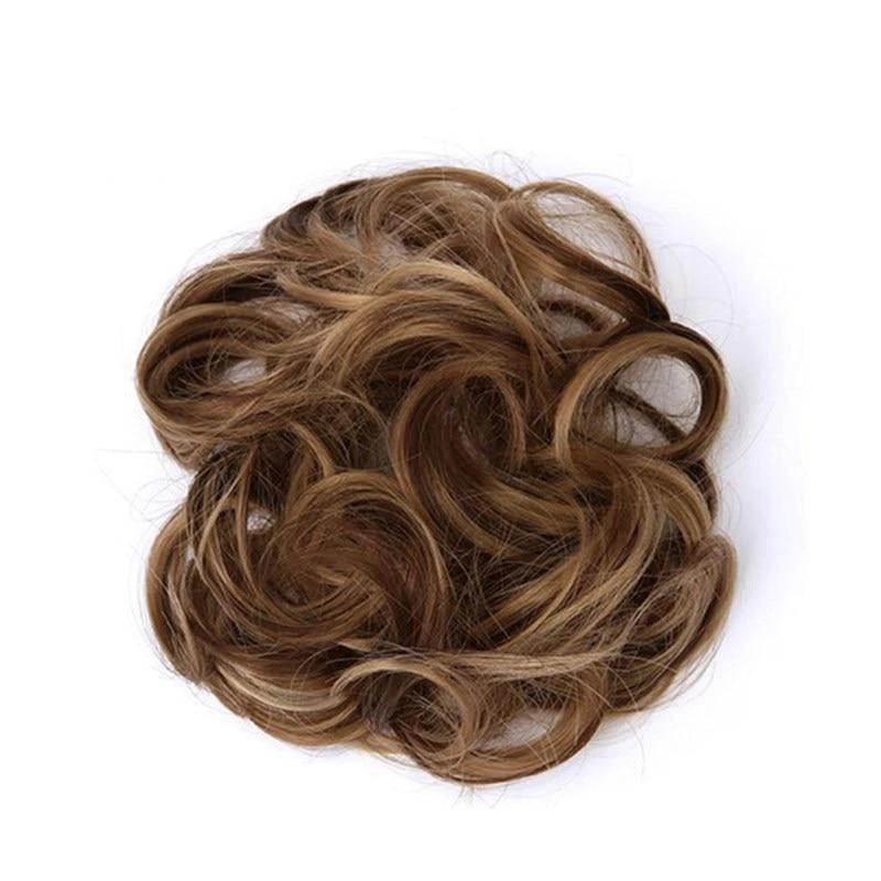 Messy Bun Fake Hair Scrunchie | Skanto