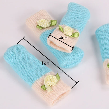 4Pcs Non-Slip Cat Paw Furniture Leg Covers | Bowlift