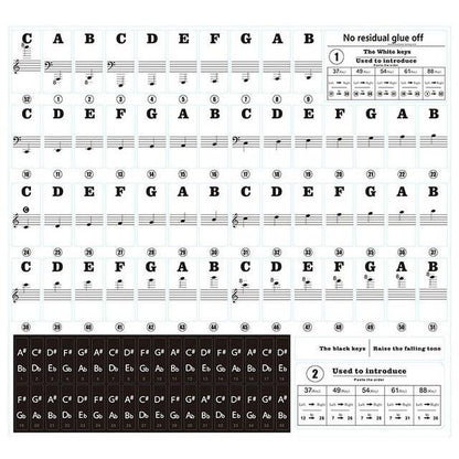 Skanto | Ultimate Piano Key Stickers