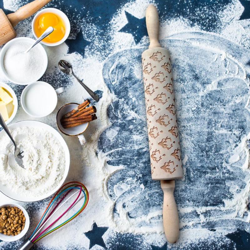 Skanto | Hand-Engraved Rolling Pin for Perfect Pastries