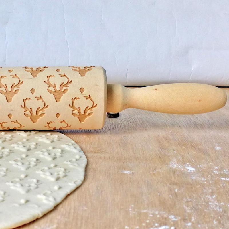 Skanto | Hand-Engraved Rolling Pin for Perfect Pastries