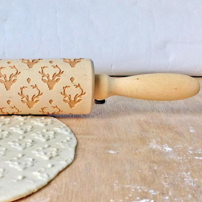 Skanto | Hand-Engraved Rolling Pin for Perfect Pastries