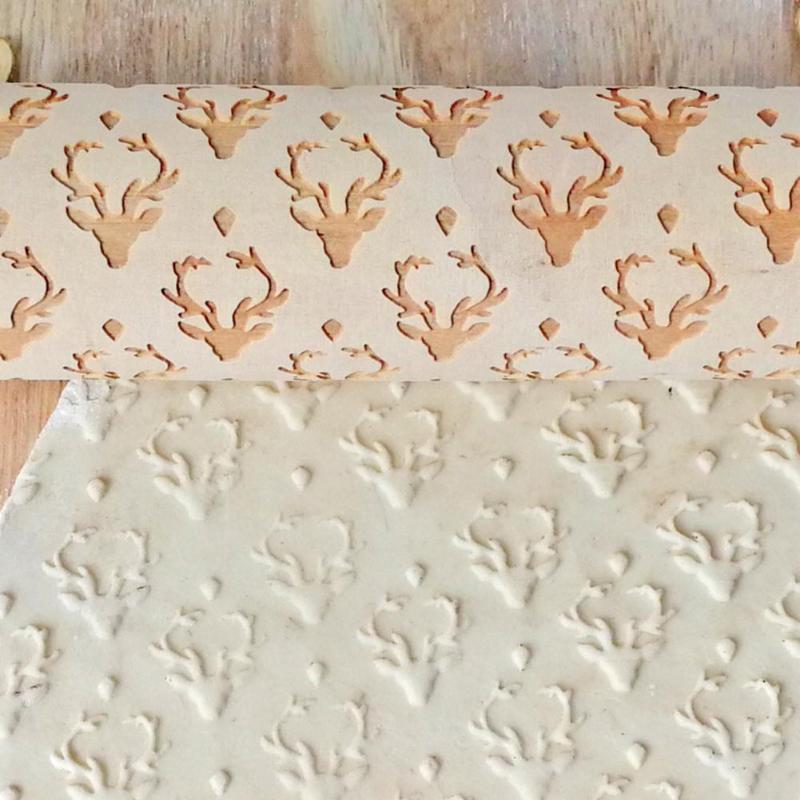 Skanto | Hand-Engraved Rolling Pin for Perfect Pastries