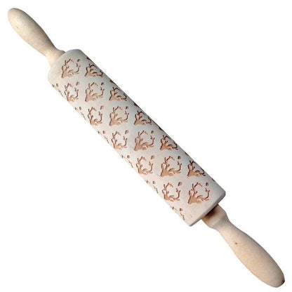 Skanto | Hand-Engraved Rolling Pin for Perfect Pastries