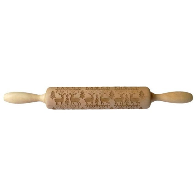 Skanto | Hand-Engraved Rolling Pin for Perfect Pastries