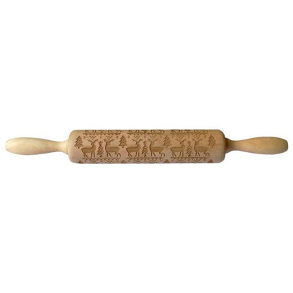 Skanto | Hand-Engraved Rolling Pin for Perfect Pastries