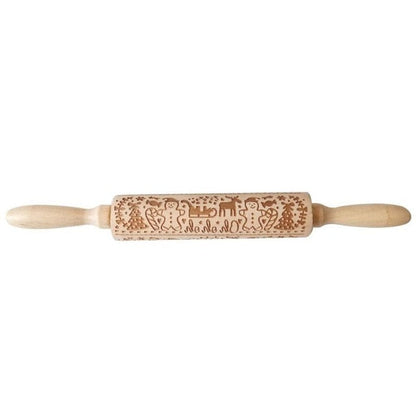 Skanto | Hand-Engraved Rolling Pin for Perfect Pastries