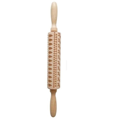 Skanto | Hand-Engraved Rolling Pin for Perfect Pastries