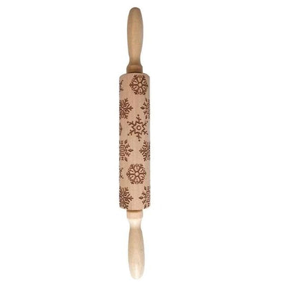 Skanto | Hand-Engraved Rolling Pin for Perfect Pastries