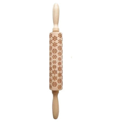 Skanto | Hand-Engraved Rolling Pin for Perfect Pastries