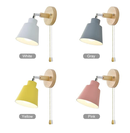 BowLift | Rotatable Collin Wall Light with Pull Chain Switch