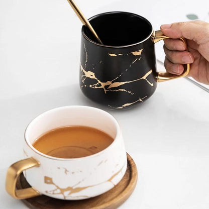 Kintsugi Nordic Ceramic Tall Mug | Karnz