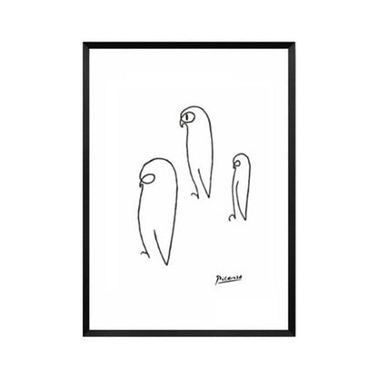 Animal Sketches - Canvas Wall Art Paintings