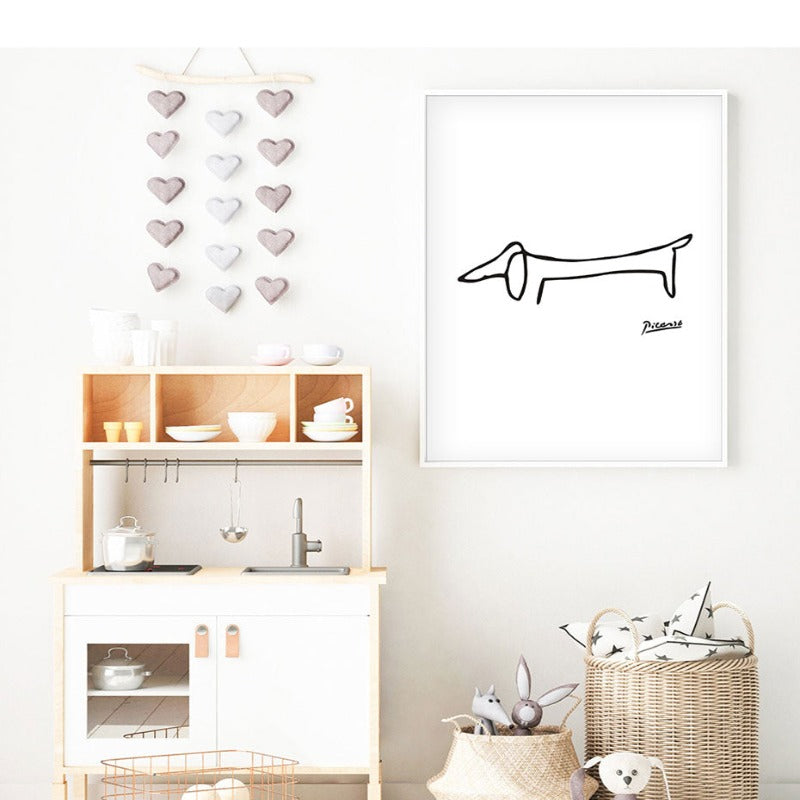 Animal Sketches - Canvas Wall Art Paintings