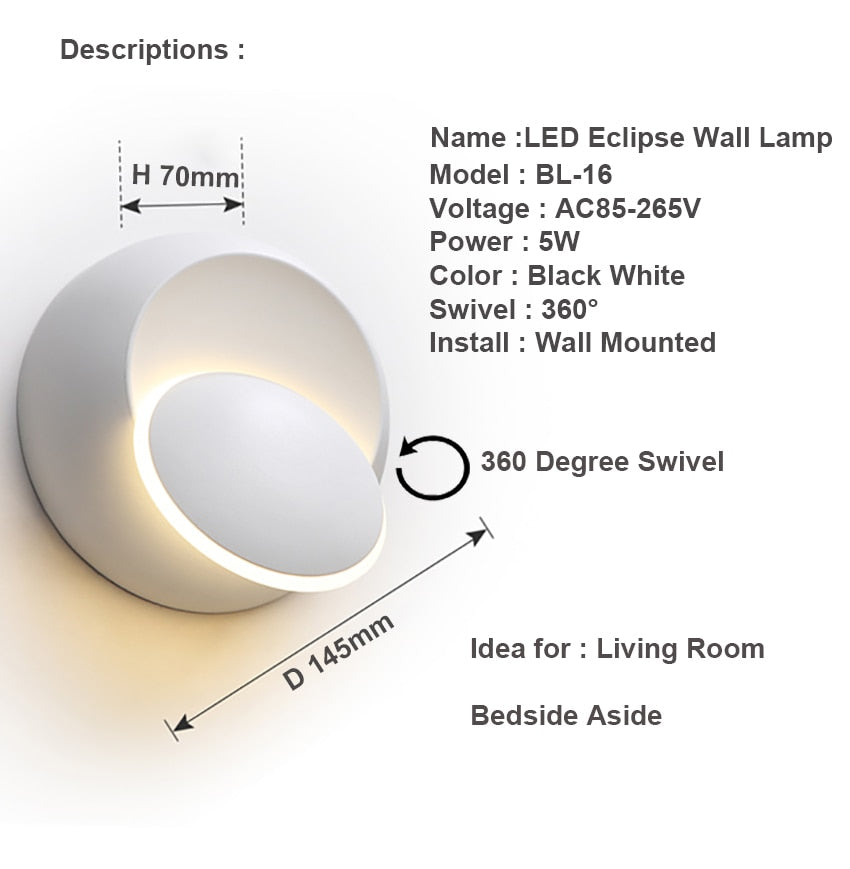 Kalsten | LED Wall Light 360
