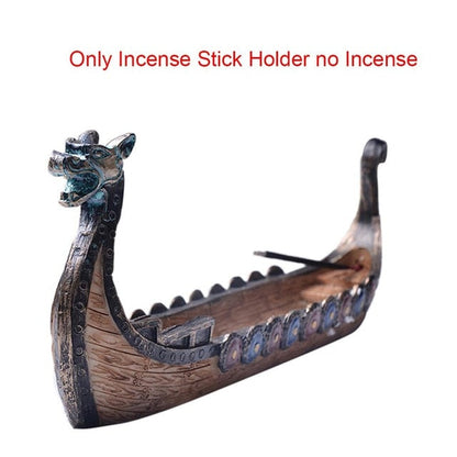Skanto | Retro Dragon Boat Incense Holder