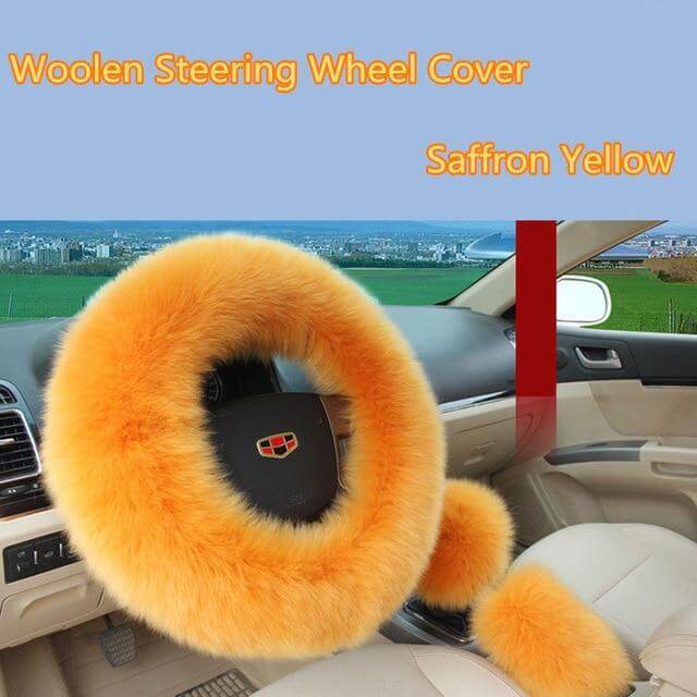 BowLift | Universal Plush Warm Steering Wheel Cover