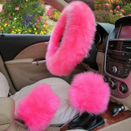 BowLift | Universal Plush Warm Steering Wheel Cover