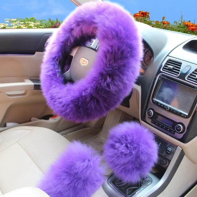 BowLift | Universal Plush Warm Steering Wheel Cover