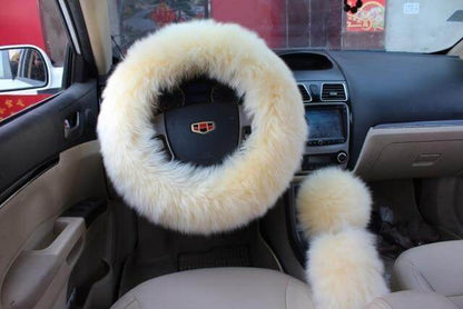 BowLift | Universal Plush Warm Steering Wheel Cover