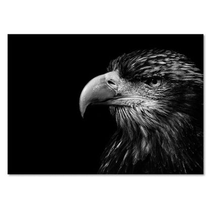 Nature, African Wildlife, Wild Animals, Black and White - Canvas Print