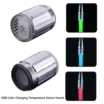 BowLift | Colorful Temperature Sensor Faucet Tap