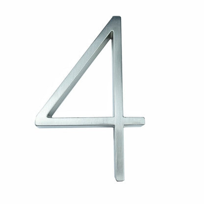 BowLift | Silver modern house numbers