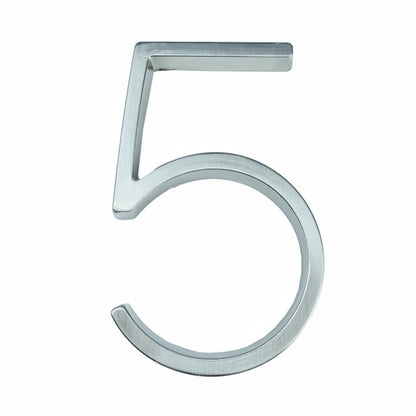 BowLift | Silver modern house numbers