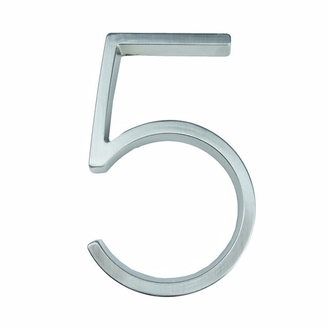 Brehn | Silver modern house numbers
