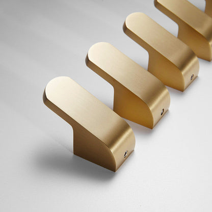 Lauren Golden Brass Clothes Wall Hooks