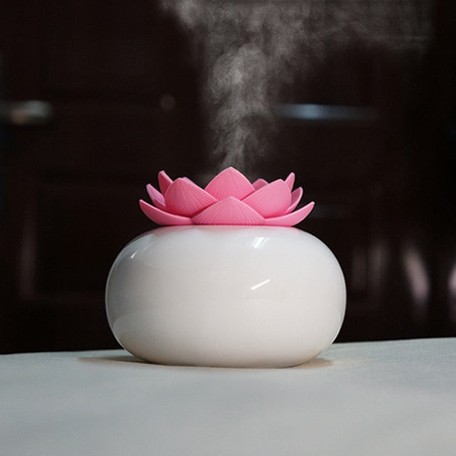 Skanto | Lotus Ceramic Simplicity Aroma Humidifier