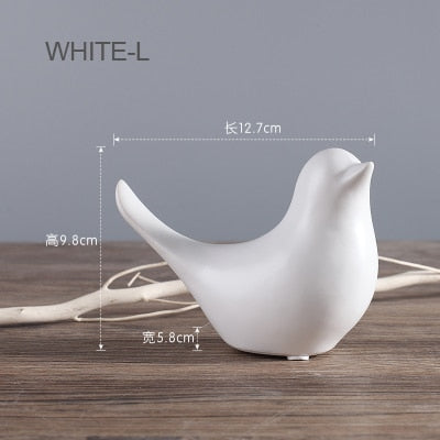 Nordic Creative Ceramic Bird Figures | Karnz